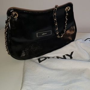 DKNY Handbag with Gold Chain